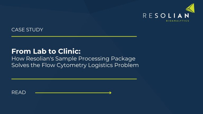 From Lab to Clinic: How Resolian's Sample Processing Package Solves the Flow Cytometry Logistics Problem
