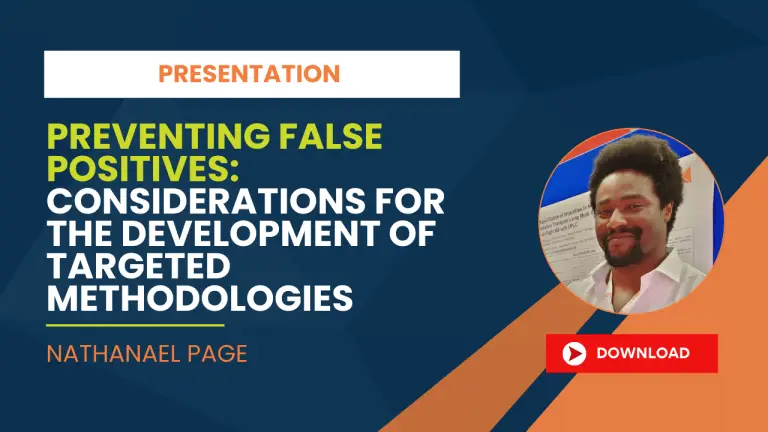 Presentation Preventing False Positives