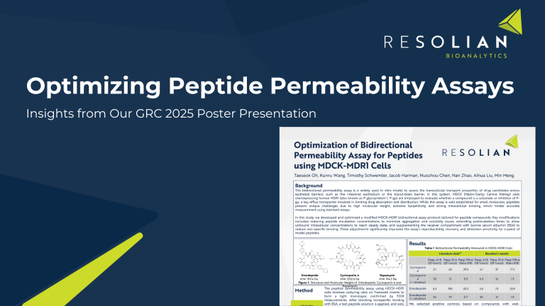 Optimizing Peptide Permeability Assays: Insights from Our GRC 2025 Poster Presentation