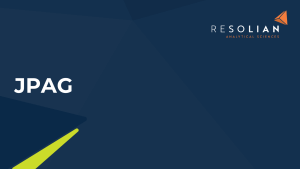 Resolian at JPAG - Joint Pharmaceutical Analysis Group