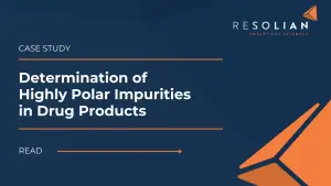 Determination of Highly Polar Impurities in Drug Products