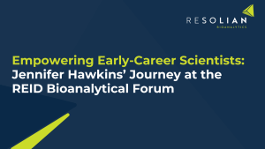 Empowering Early-Career Scientists: Jennifer Hawkins’ Journey at the REID Bioanalytical Forum