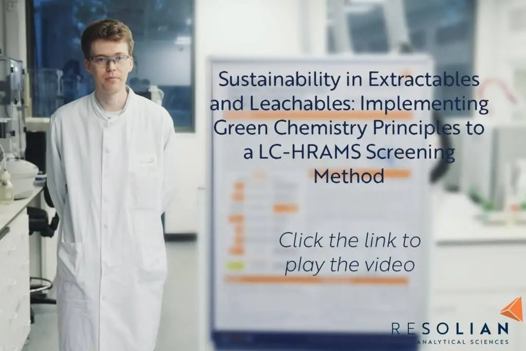 Green Chemistry for Extractables & Leachables Testing | Resolian