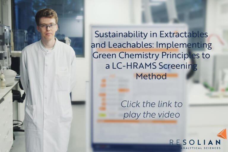Green Chemistry for Extractables & Leachables Testing | Resolian