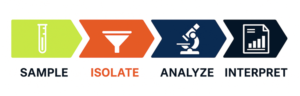 Sample-Isolate-Analyze-Interpret
