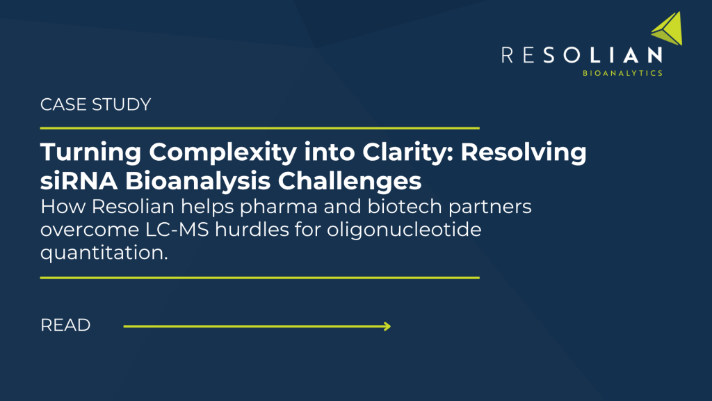 Overcoming Bioanalytical Challenges in siRNA Oligonucleotide Quantitation by LC-MS