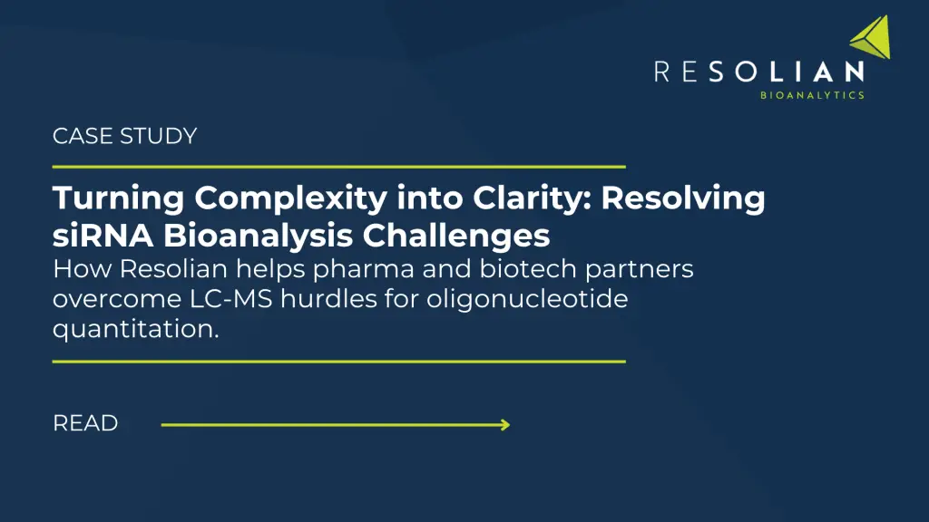 Overcoming Bioanalytical Challenges in siRNA Oligonucleotide Quantitation by LC-MS