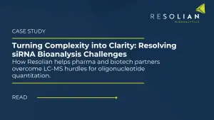 Overcoming Bioanalytical Challenges in siRNA Oligonucleotide Quantitation by LC-MS