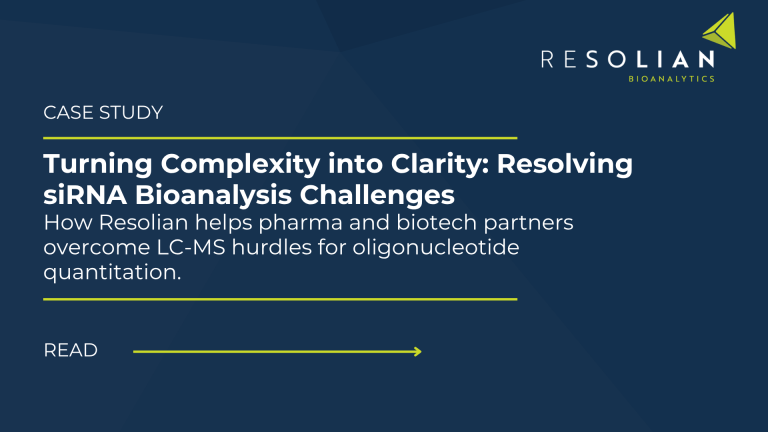 Overcoming Bioanalytical Challenges in siRNA Oligonucleotide Quantitation by LC-MS