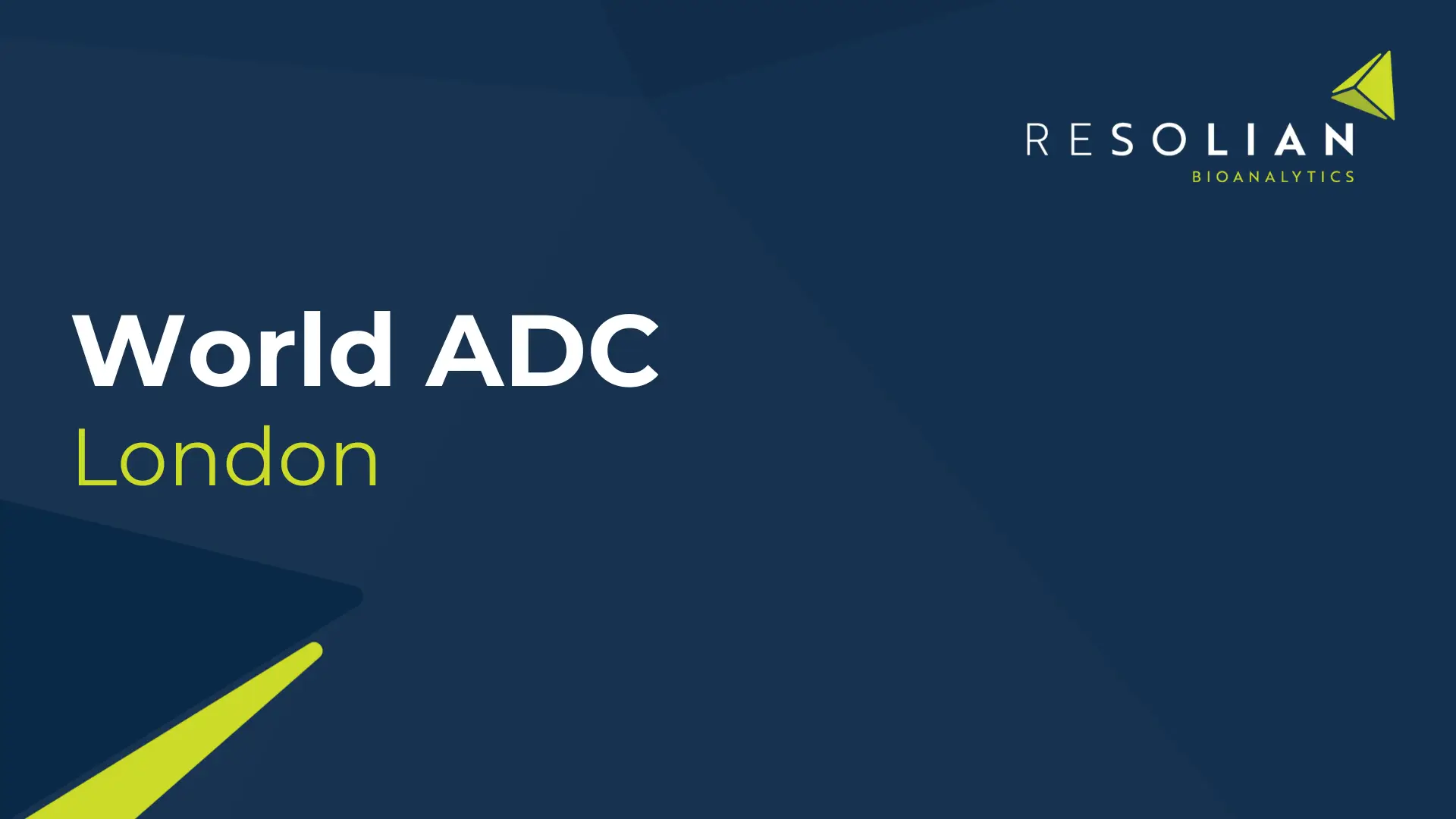 Resolian exhibit at World ADC in London