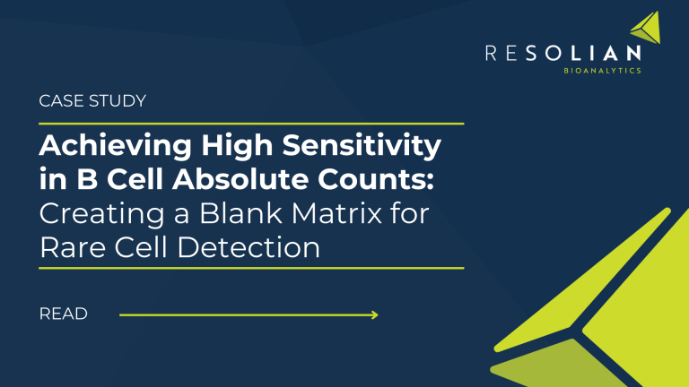 Ultra-Low B Cell Detection: Flow Cytometry Method Validation to 10 cells/μL | Resolian Case Study
