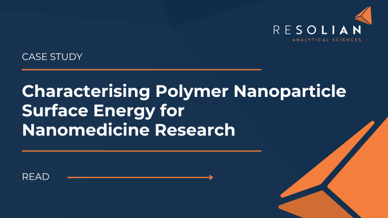 Characterising Polymer Nanoparticle Surface Energy for Nanomedicine Research