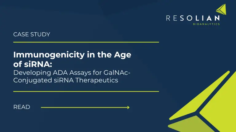ADA Assay Development for GalNAc-siRNA Therapeutics | MSD and Gyrolab Platform Comparison | Resolian