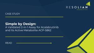 Acalabrutinib and ACP-5862 Simultaneous Quantitation in Human Plasma by HPLC-MS/MS | Resolian